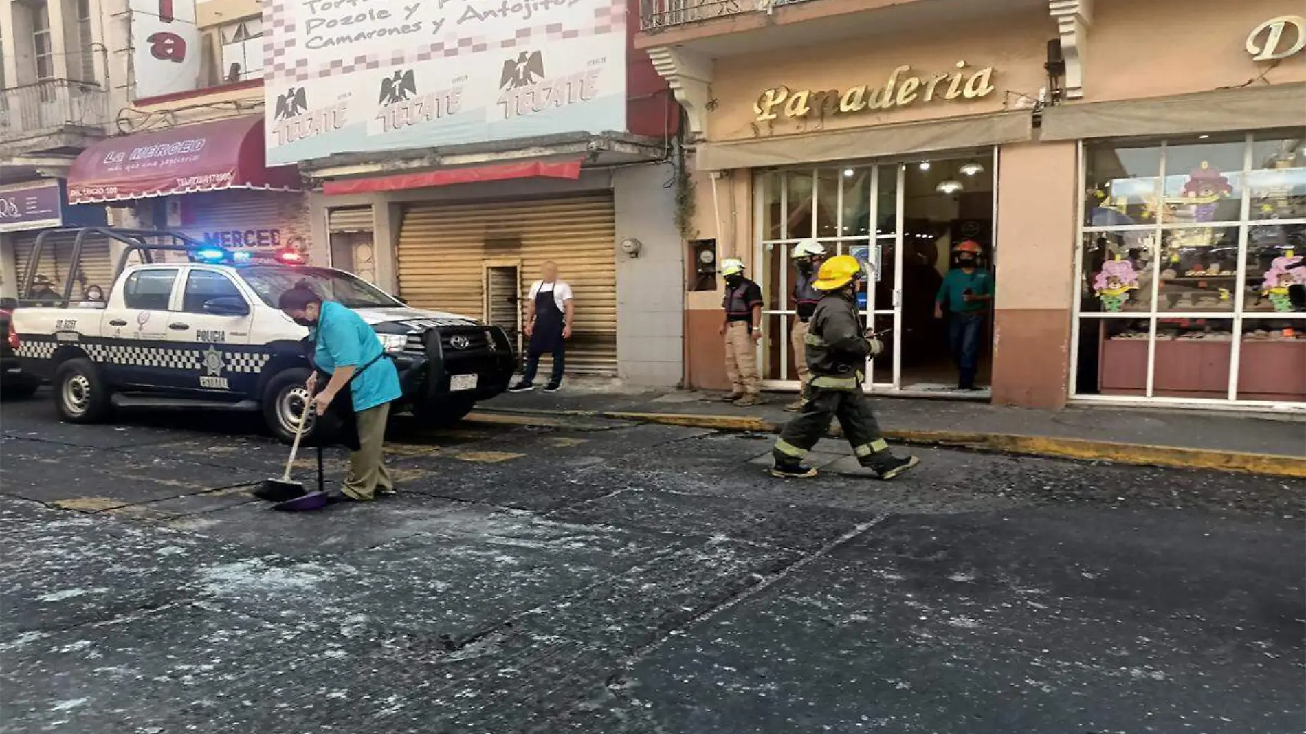 Explosióon en panadería de Xalapa